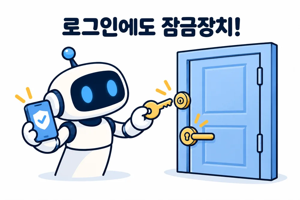로그인에도 잠금장치를 둡니다